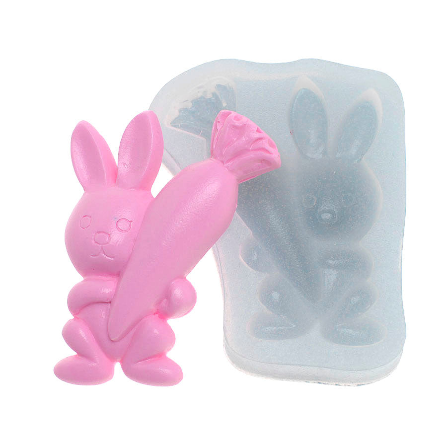 Easter Bunny in the Egg Silicone Mold Cute moud – FLEXARTE USA