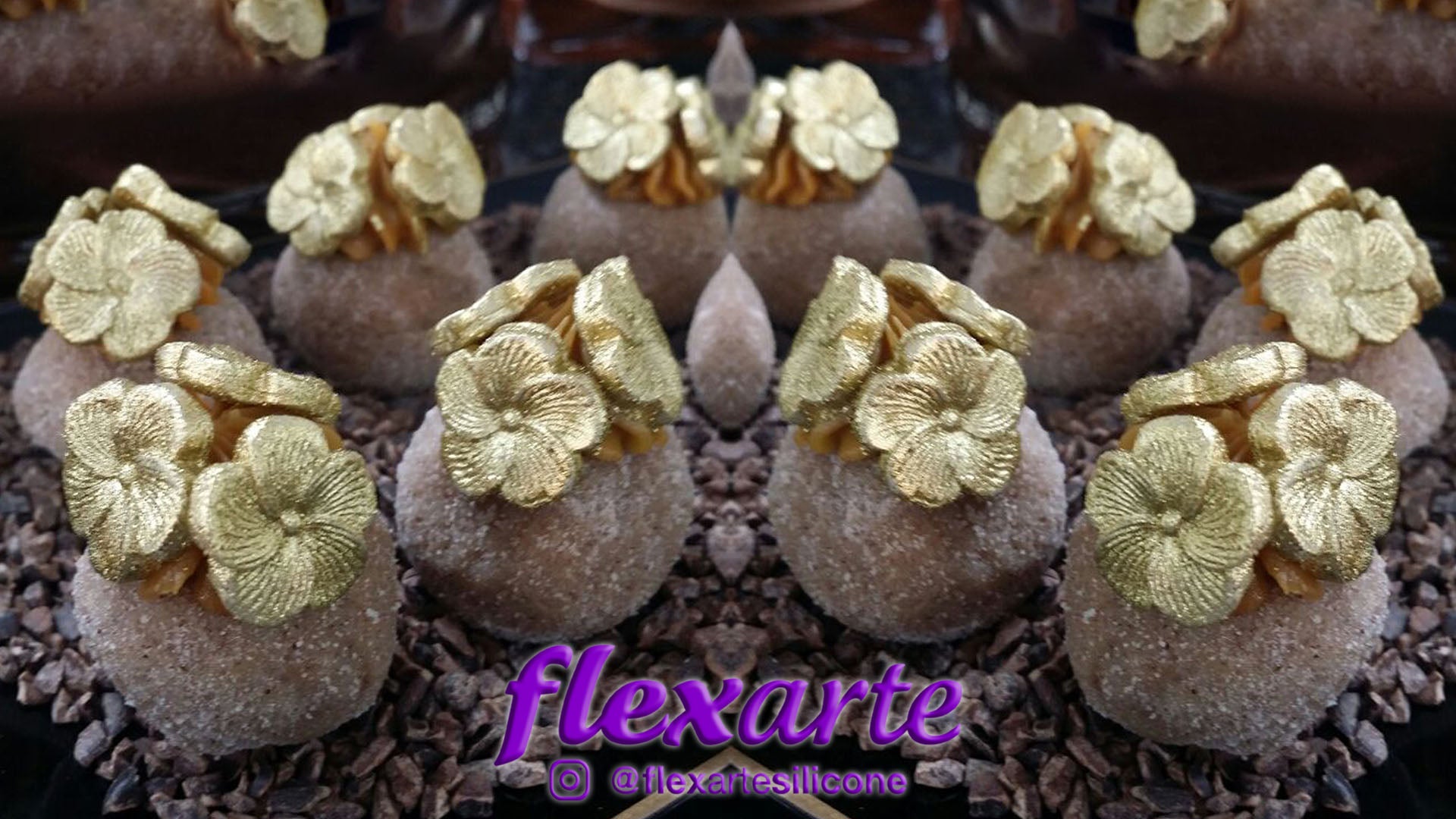 FLEXARTE Small Flowers Set Silicone Mold